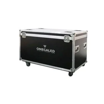 Flightcase con ruote 8 postazioni Ledwall 50x50