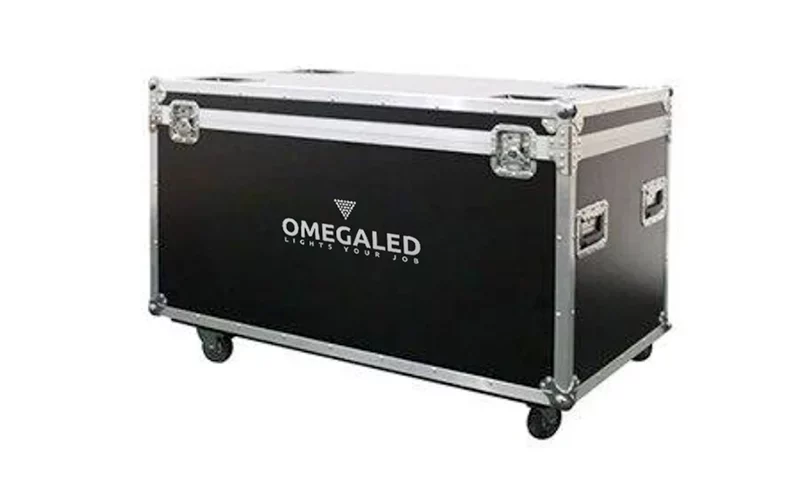 Flightcase con ruote 3 postazioni Ledwall