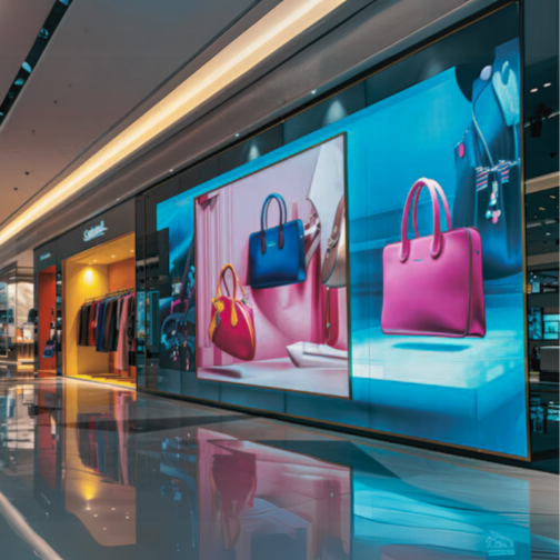 vetrina-ledwall-digitale ledwall vetrina